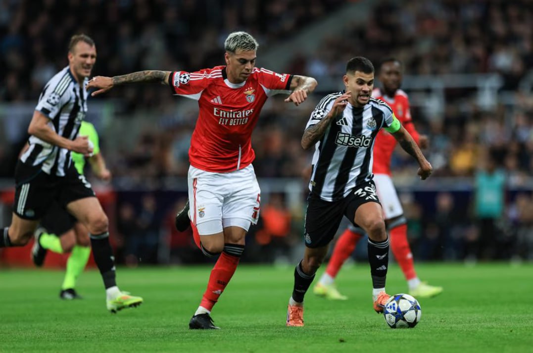 Newcastle United vs Benfica (02:00 &#8211; 22/10) | Xem lại trận đấu