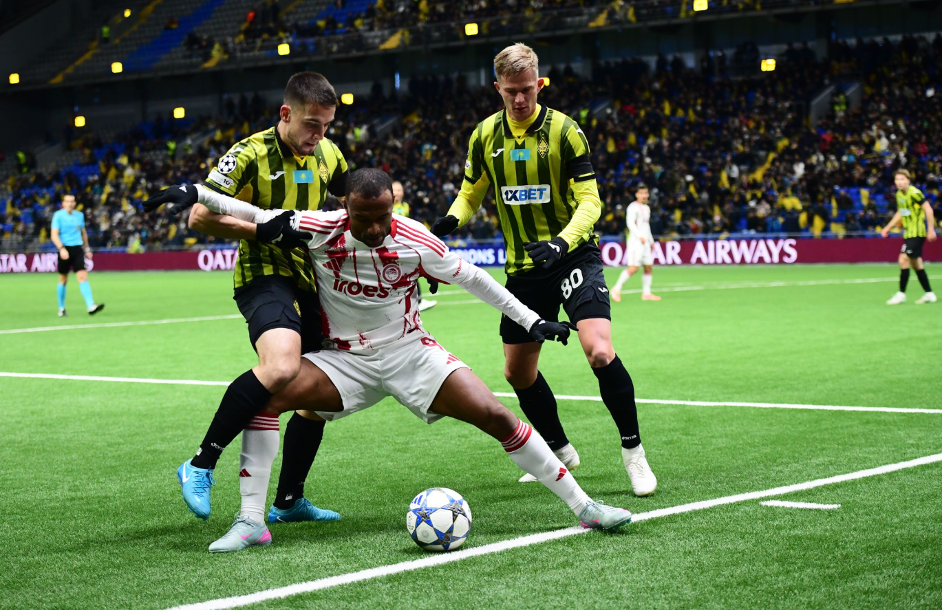 FC Kairat vs Olympiakos (22:30 &#8211; 09/12)